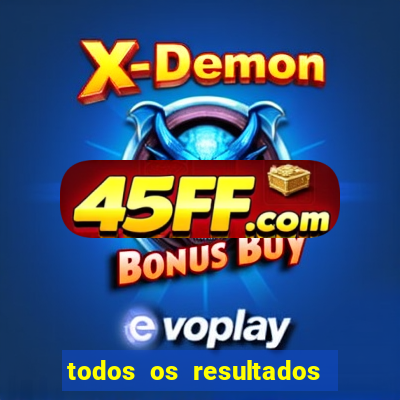 todos os resultados da lotomania